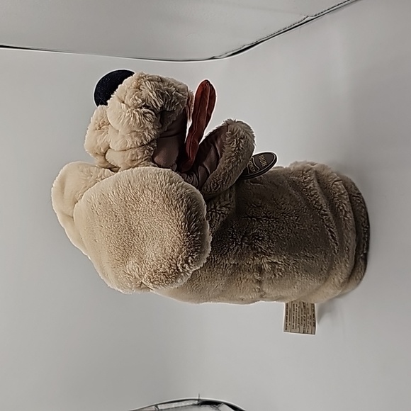 Vintage Ganz Bros Wrinkles Dog Hand Puppet 10 inches Cream - Picture 5 of 9